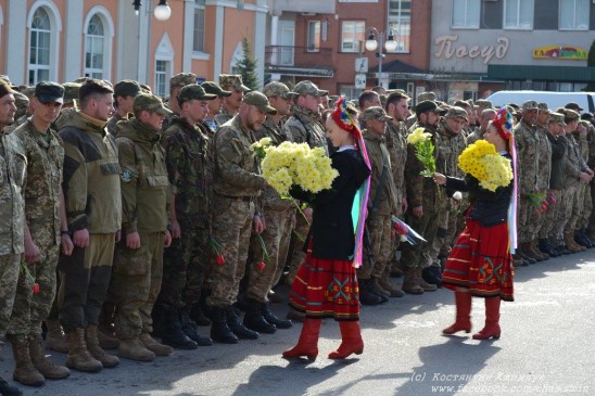 Білоцерківці зустрічають "Чорних запорожців". Різні роки...